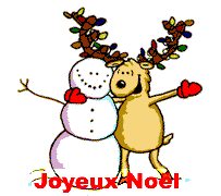 gif joyeux Noël renne